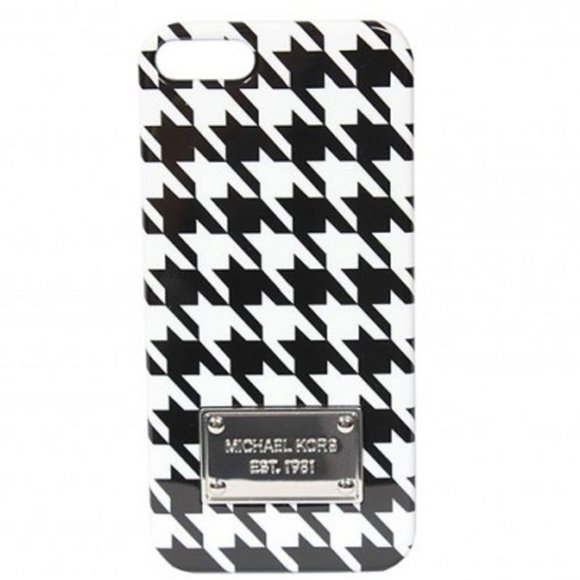 Michael Kors Black Houndstooth Iphone 5 CASE - Picture 2 of 3